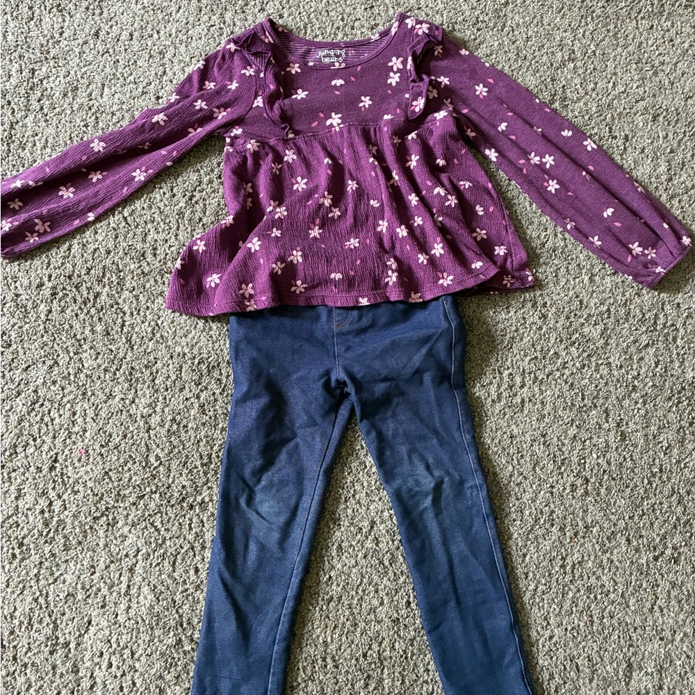 Jumping Beans Purple and Blue Kids Matching Set